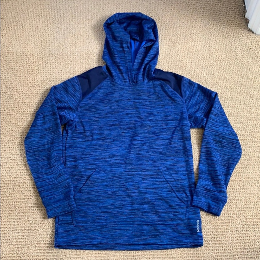 Boys Reebok long sleeved hooded shirt